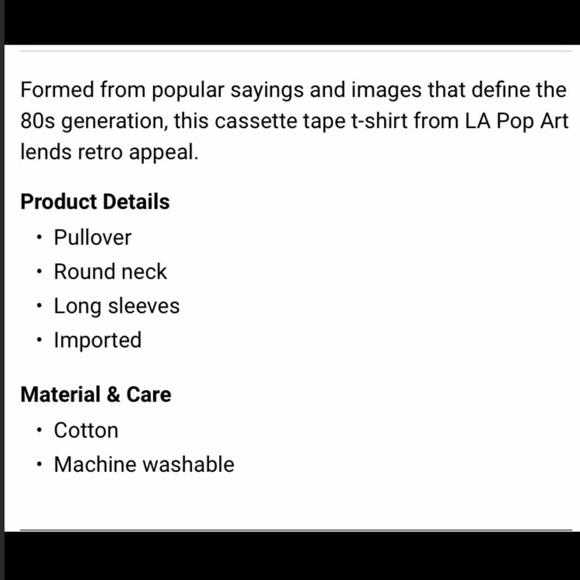 NEW Graphic 80’s LA Pop art/word art T-shirt - Picture 3 of 5
